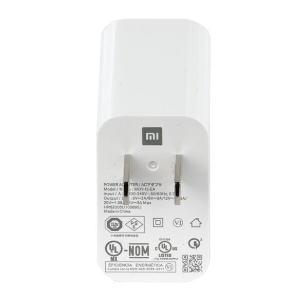 شارژر دیواری 120W فست تک پورت Xiaomi مدل MDY-12-EZ به همراه کابل شارژ Type-C