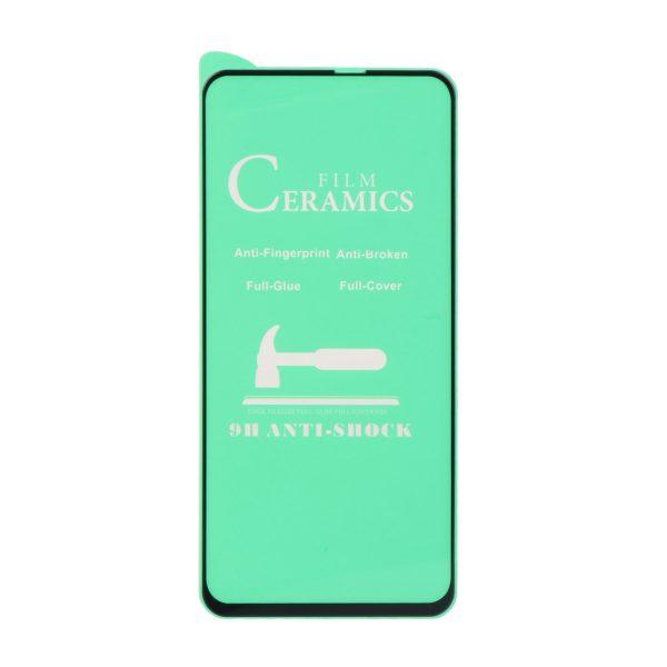 محافظ صفحه نمایش سرامیکی Samsung M40 / A60 - Full Cover - مشکی (بدون پک)