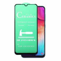 محافظ صفحه نمایش سرامیکی Samsung A40 - Full Cover - مشکی (بدون پک)