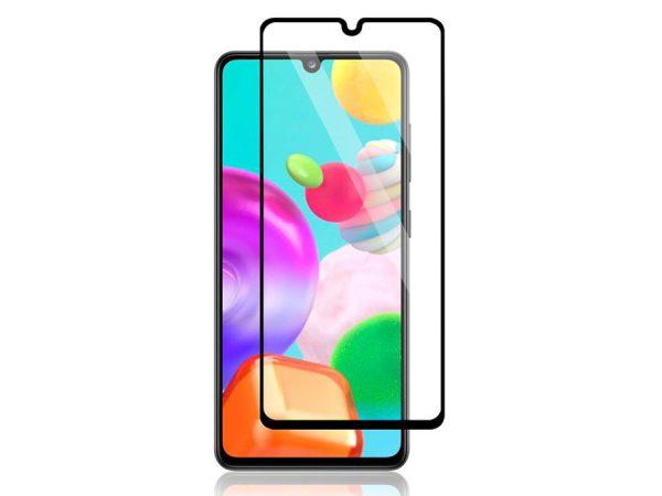 محافظ صفحه نمایش شیشه ای Samsung A41 - Full 21D (بدون پک) - مشکی