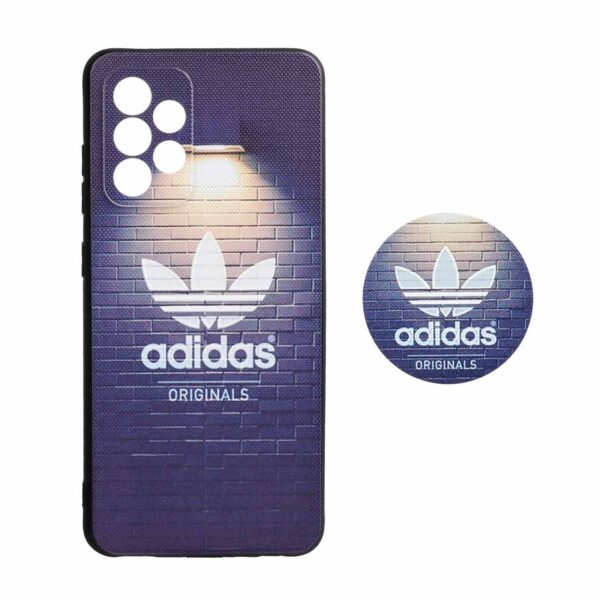 قاب طرح دار پاپ سوکت دار محافظ لنزدار Samsung A52 - کد 3160 - CH