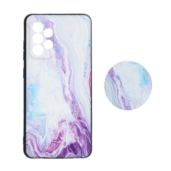 قاب طرح دار پاپ سوکت دار محافظ لنزدار Samsung A52 - کد 3162 - CH