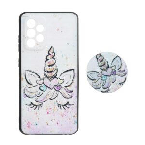 قاب طرح دار پاپ سوکت دار محافظ لنزدار Samsung A52 38 قاب طرح دار پاپ سوکت دار محافظ لنزدار Samsung A52 - کد 3172 - CH