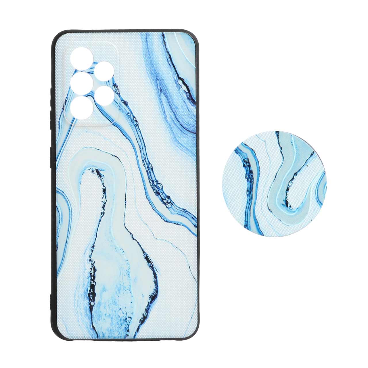 قاب طرح دار پاپ سوکت دار محافظ لنزدار Samsung A52 - کد 3175 - CH قاب طرح دار پاپ سوکت دار محافظ لنزدار Samsung A52 - کد 3175 - CH