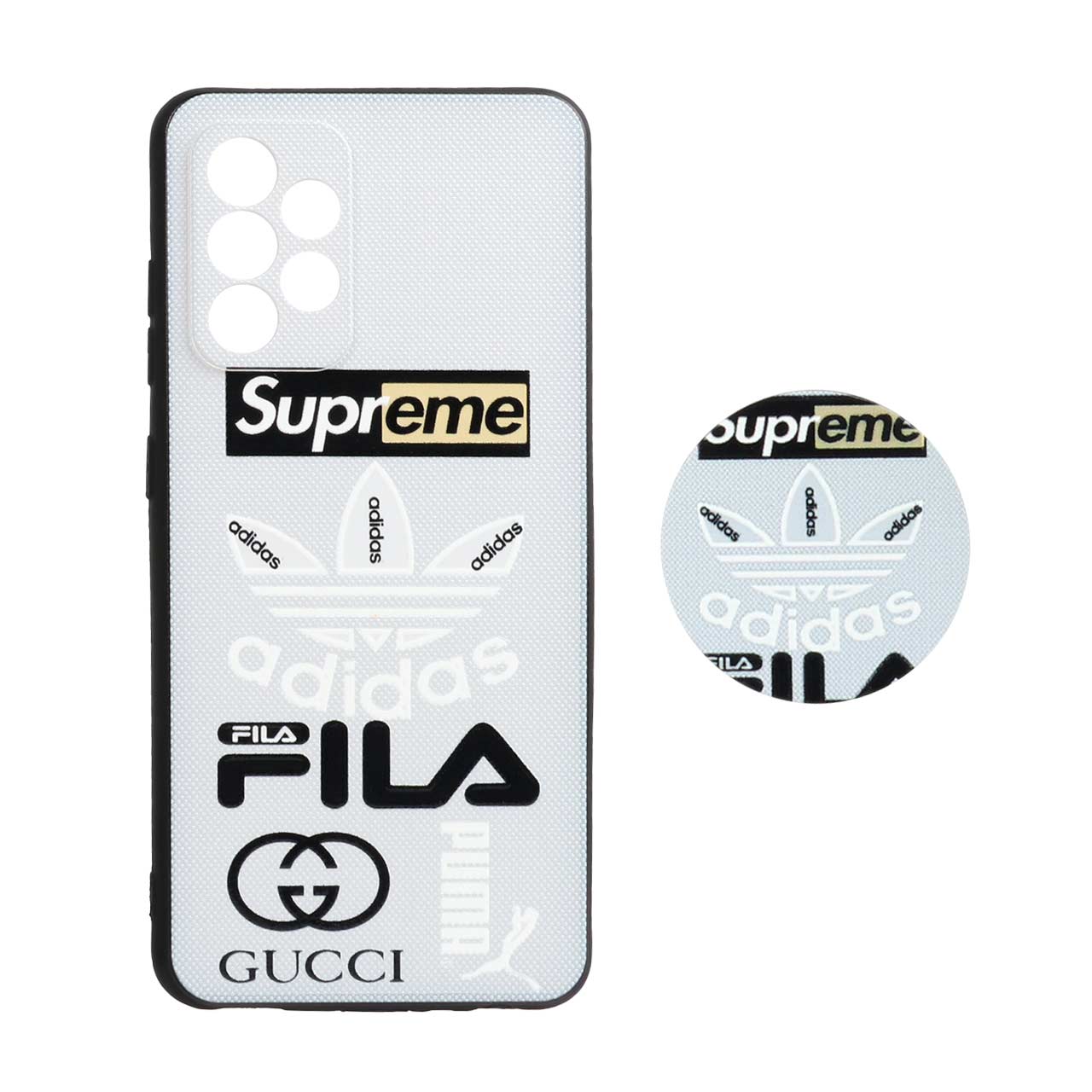 قاب طرح دار پاپ سوکت دار محافظ لنزدار Samsung A52 - کد 3180 - CH قاب طرح دار پاپ سوکت دار محافظ لنزدار Samsung A52 - کد 3180 - CH