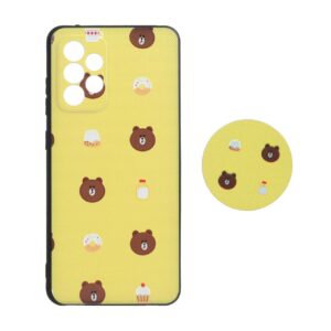 قاب طرح دار پاپ سوکت دار محافظ لنزدار Samsung A52 8 قاب طرح دار پاپ سوکت دار محافظ لنزدار Samsung A52 - کد 3182 - CH