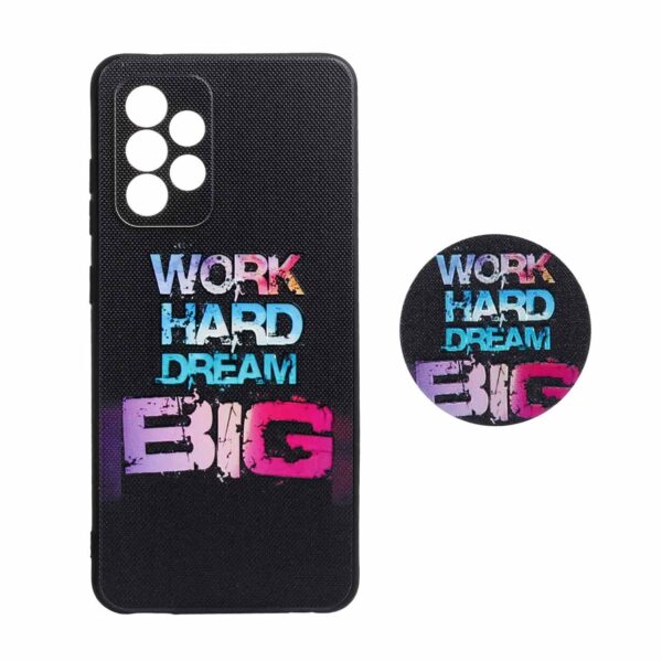 قاب طرح دار پاپ سوکت دار محافظ لنزدار Samsung A52 - کد 3194 - CH