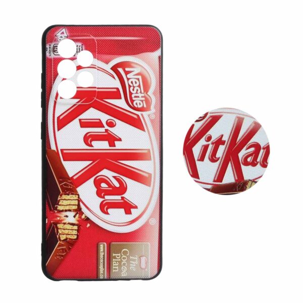 قاب طرح دار پاپ سوکت دار محافظ لنزدار Samsung A52 - کد 3197 - CH