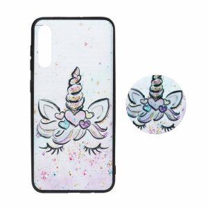 قاب طرح دار پاپ سوکت دار Samsung A50 / A50S /A30S CH 43 قاب طرح دار پاپ سوکت دار Samsung A50 / A50S /A30S کد 3934 - CH