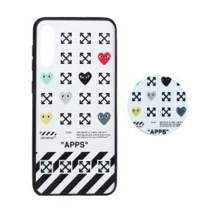 قاب طرح دار پاپ سوکت دار Samsung A50 / A50S /A30S CH 38 قاب طرح دار پاپ سوکت دار Samsung A50 / A50S /A30S کد 3950 - CH