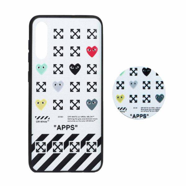 قاب طرح دار پاپ سوکت دار Samsung A50 / A50S /A30S کد 3950 - CH