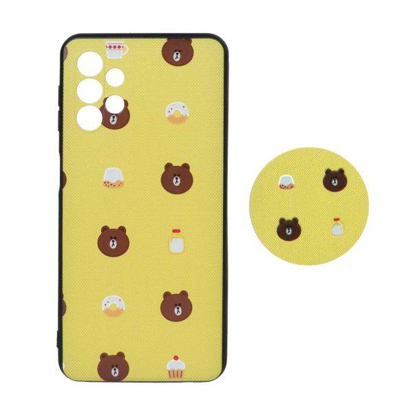 قاب طرح دار پاپ سوکت دار محافظ لنزدار Samsung A32-5G کد 4041 - CH