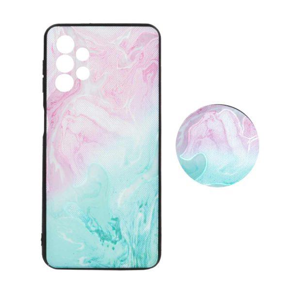 قاب طرح دار پاپ سوکت دار محافظ لنزدار Samsung A32-5G کد 4050 - CH