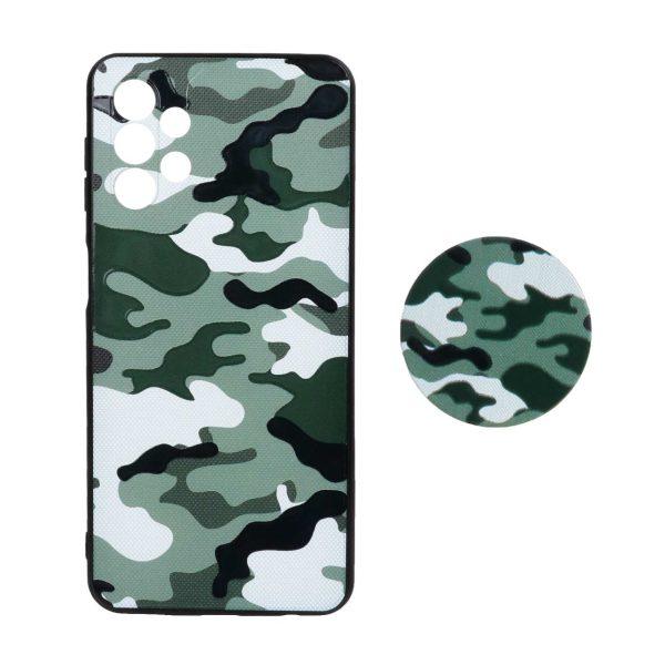 قاب طرح دار پاپ سوکت دار محافظ لنزدار Samsung A32-5G کد 4073 - CH