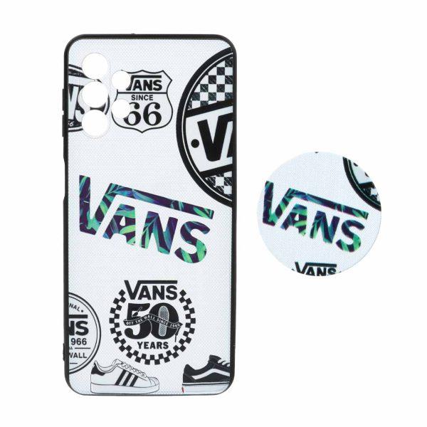 قاب طرح دار پاپ سوکت دار محافظ لنزدار Samsung A32-5G کد 4081 - CH