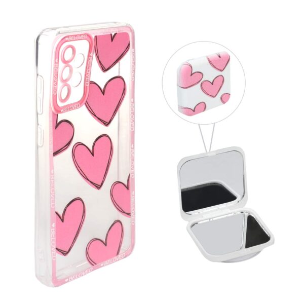 قاب طرح دار پاپ سوکت دار محافظ لنزدار Samsung A52 3 قاب طرح دار پاپ سوکت دار آینه ای محافظ لنزدار Samsung A52 - کد 4837