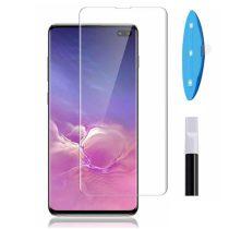 محافظ صفحه نمایش شیشه ای Samsung S10 - UV Privacy (پک دار) - مشکی