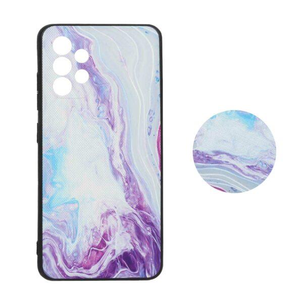 قاب طرح دار پاپ سوکت دار محافظ لنزدار Samsung A32-4G - کد 3476 - CH