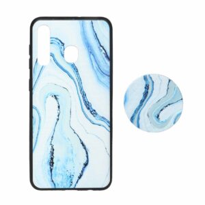 قاب طرح دار پاپ سوکت دار Samsung A20 41 قاب طرح دار پاپ سوکت دار Samsung A20 کد 3862 - CH
