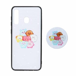 قاب طرح دار پاپ سوکت دار Samsung A20 38 قاب طرح دار پاپ سوکت دار Samsung A20 کد 3869 - CH