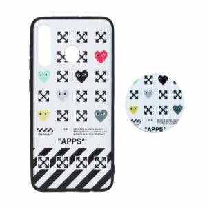 قاب طرح دار پاپ سوکت دار Samsung A20 25 قاب طرح دار پاپ سوکت دار Samsung A20 کد 3871 - CH