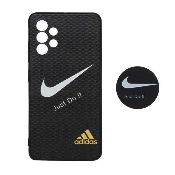 قاب طرح دار پاپ سوکت دار محافظ لنزدار Samsung A32-4G کد 3892 - CH