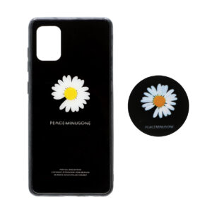 قاب طرح دار پاپ سوکت دار محافظ لنزدار Samsung A31 5 قاب بابونه پاپ سوکت دار Samsung A31 - طرح 1
