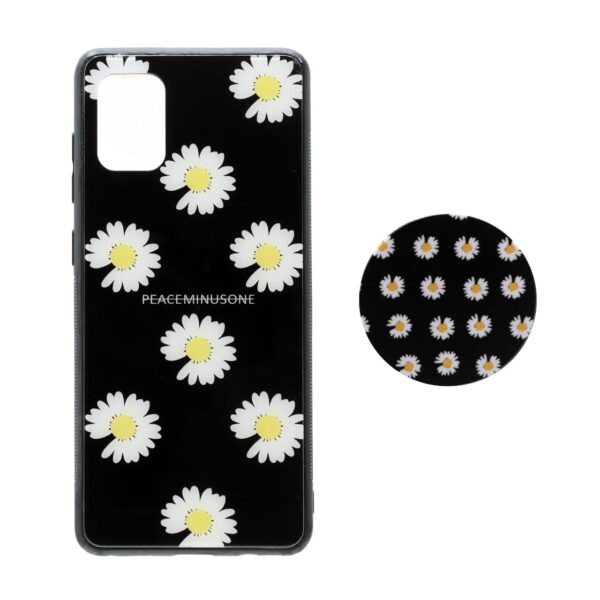 قاب بابونه پاپ سوکت دار Samsung A31 - طرح 2