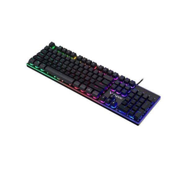 کیبورد با سیم گیم RAPOO مدل V52PRO - مشکی