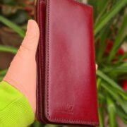 کیف پول تهیه شده از چرم گاوی با لت متحرک