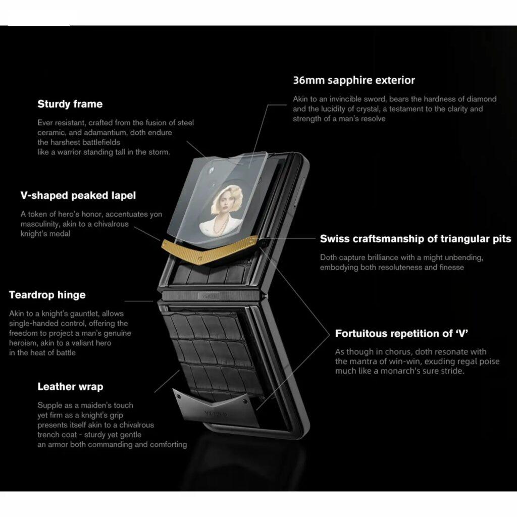 گوشی موبایل ورتو مدلVERTU VERONA JADE BLACK CALFSKIN 12GB+512GB 9 گوشی موبایل ورتو مدلVERTU VERONA JADE BLACK CALFSKIN 12GB+512GB