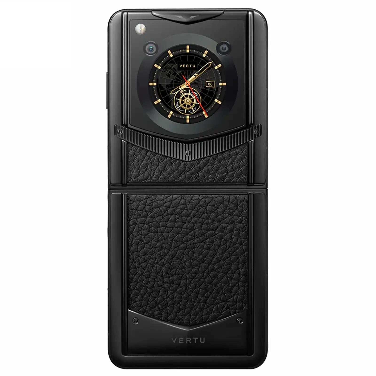 گوشی موبایل ورتو مدلVERTU VERONA JADE BLACK CALFSKIN 12GB+512GB