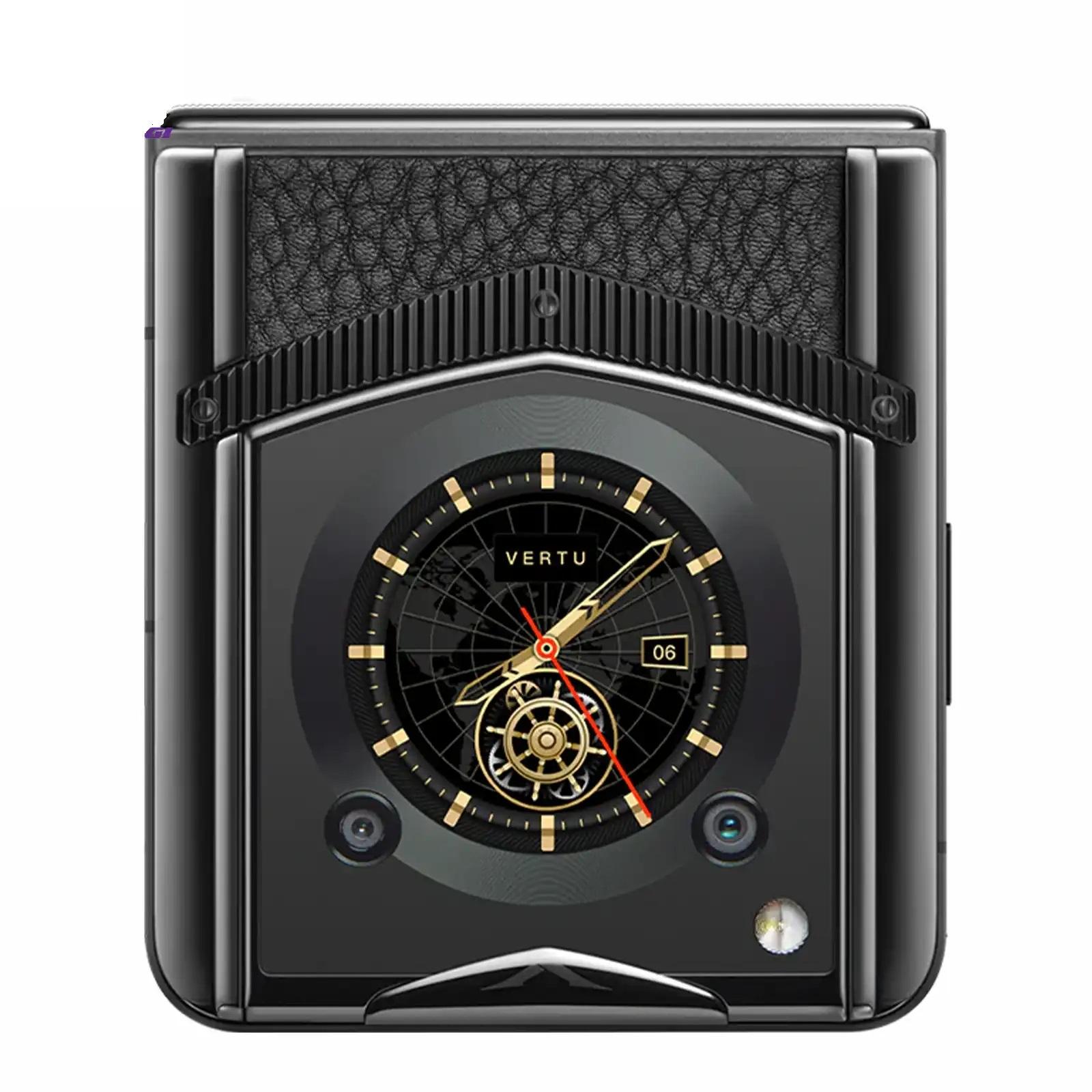 گوشی موبایل ورتو مدلVERTU VERONA JADE BLACK CALFSKIN 12GB+512GB