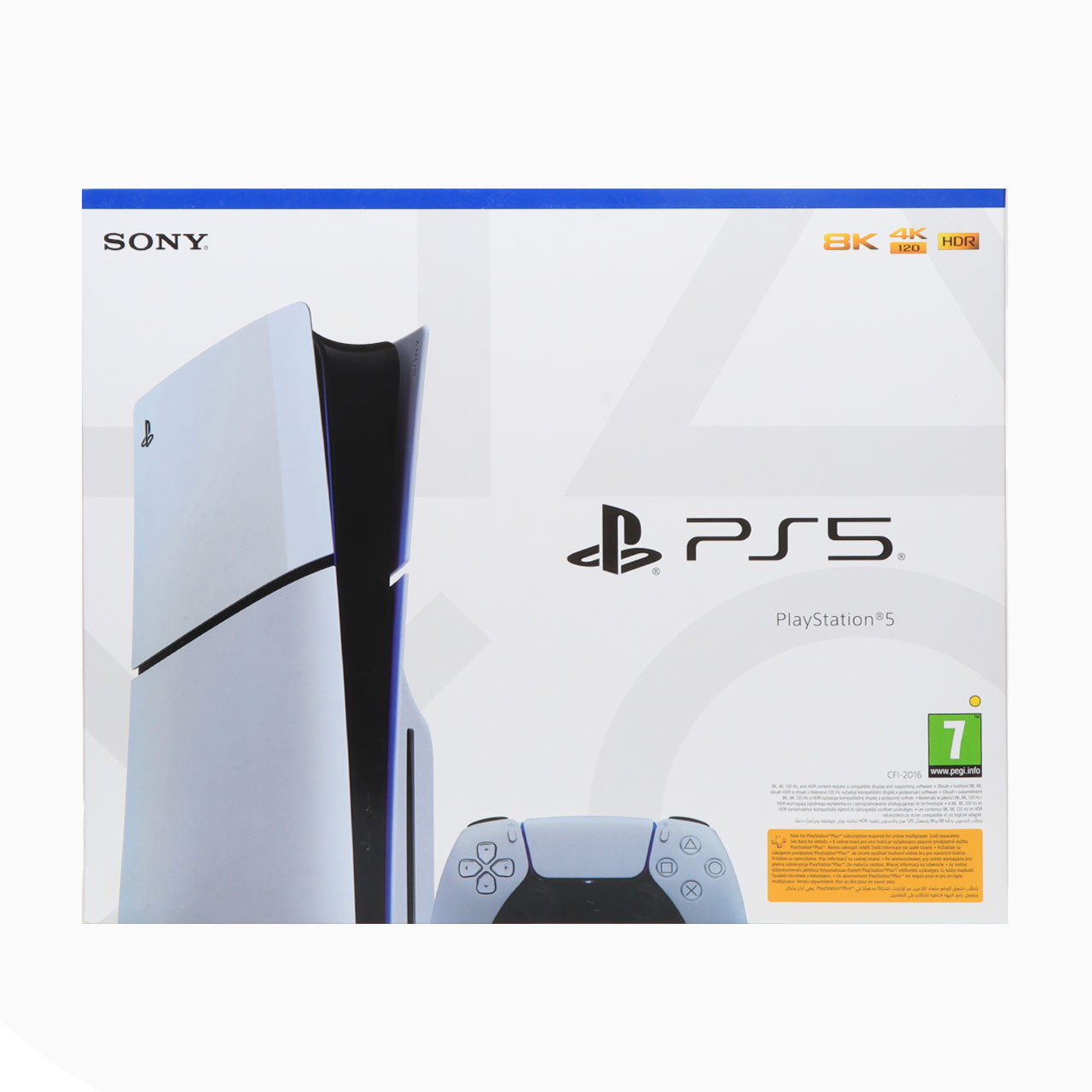کنسول بازی سونی Slim مدل Playstation 5 Standard Disk کد (اروپا) Region 2 CFI-2116 ظرفیت 1 ترابایت (گارانتی 18 ماهه شرکتی)